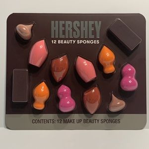 Hershey 12 Beauty Makeup Sponges